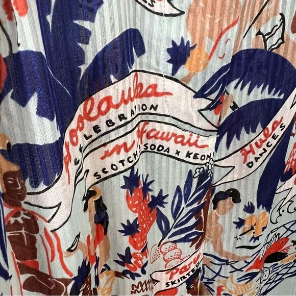 Scotch & Soda Keoni Jumpsuit Wide Leg Pockets Size M - Picture 7 of 10